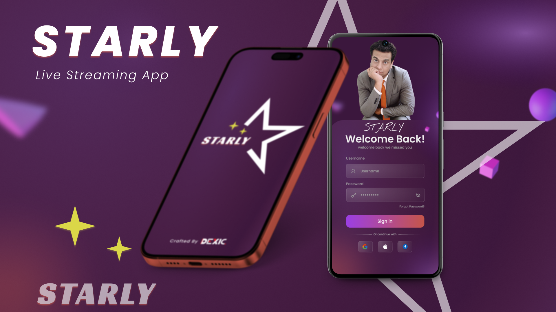 STARLY – Live Streaming Mobile App