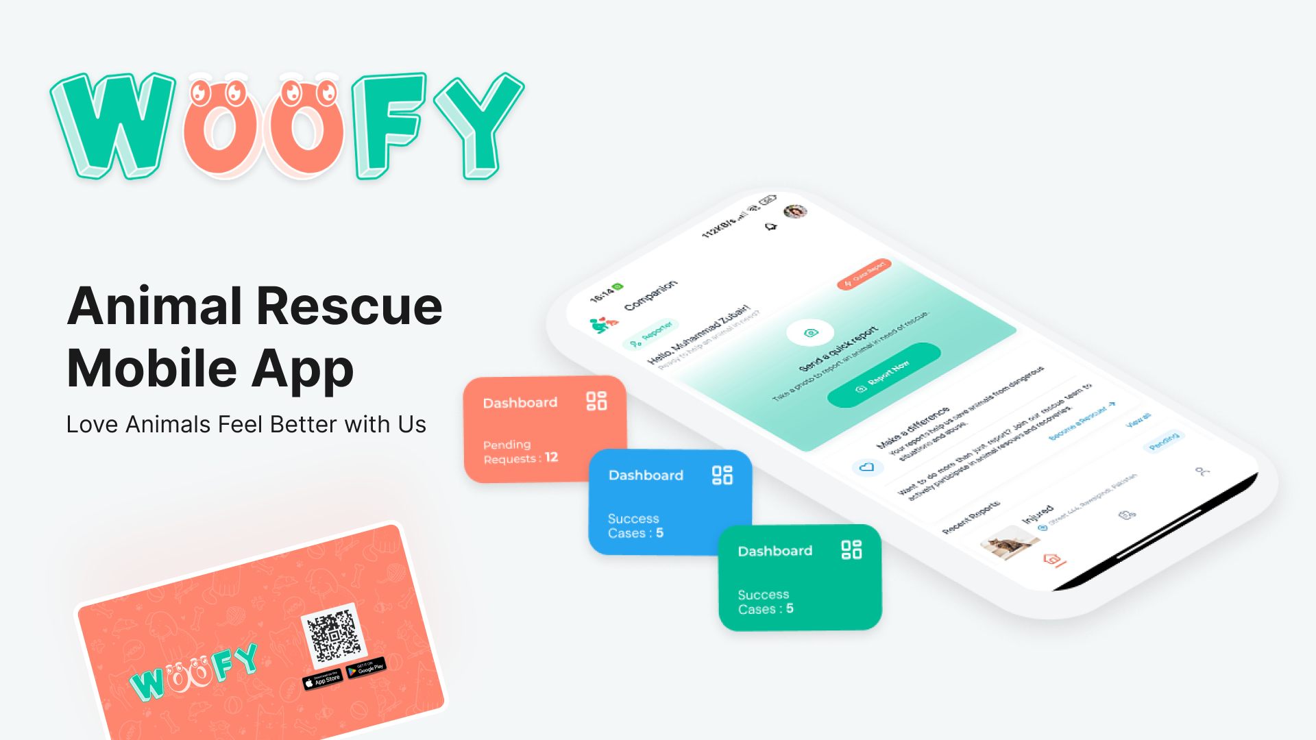 Woofy – Animal Rescue Mobile App
